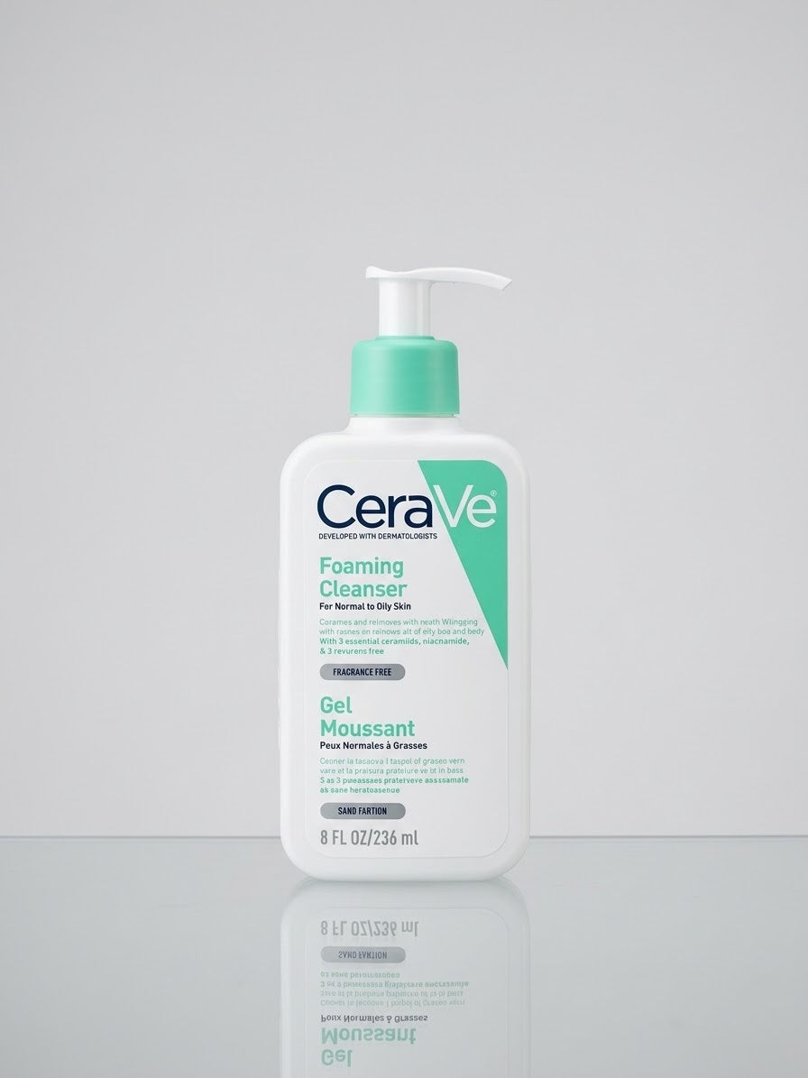 CeraVe Foaming Cleanser for Normal to Oily Skin (236ml)